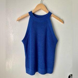 OLD NAVY Sleeveless Cropped Shaker-Stitch Sweater for Women